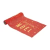 Sale RETIF Chemin De Table Tissu Rouge Imprim Joyeux No L Dor 28X500Cm