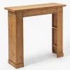 Fashion RETIF Chemin E Console En Bois Avec Tag Res Amovibles L 90 X P 30 X H 80 Cm