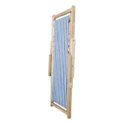 Cheap RETIF Chilienne Transat Bois D'Eucalyptus Tissu 100% Coton Elvas