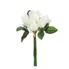Cheap RETIF Compo Artificielle De 3 Roses Blanches Dans 3 Vases En Verre Li S Par Une Corde