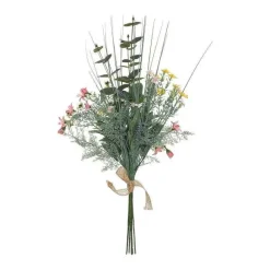 Shop RETIF Compo Artificielle De 3 Roses Blanches Dans 3 Vases En Verre Li S Par Une Corde