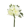 Cheap RETIF Compo Artificielle De 3 Roses Blanches Dans 3 Vases En Verre Li S Par Une Corde