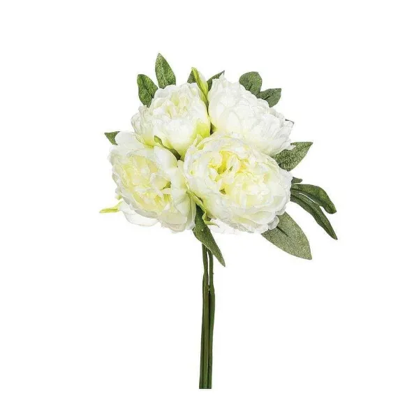 Cheap RETIF Compo Artificielle De 3 Roses Blanches Dans 3 Vases En Verre Li S Par Une Corde