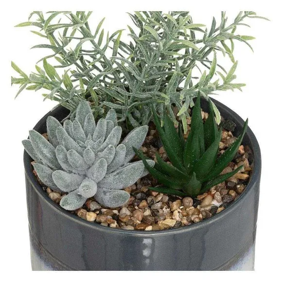 Sale RETIF Composition Florale Artificielle Pot En C Ramique Bicolore H17.5Cm