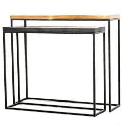 Flash Sale RETIF Consoles Gigognes 89X26X75 + 99X28X85 Cm - Par 2