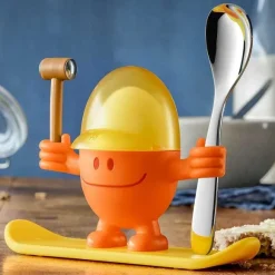Best Sale RETIF Coquetier Mc Egg Avec Cuill Re Orange