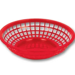 Clearance RETIF Corbeille De Table Ronde Rouge