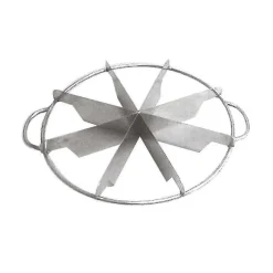 Sale RETIF Coupeur Gateaux Laiton Argent 8 Parts 25,5Cm