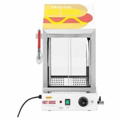 Clearance RETIF Cuiseur Vapeur Pour Hot Dogs 100 Saucisses 25 Pains 1 000 Watts
