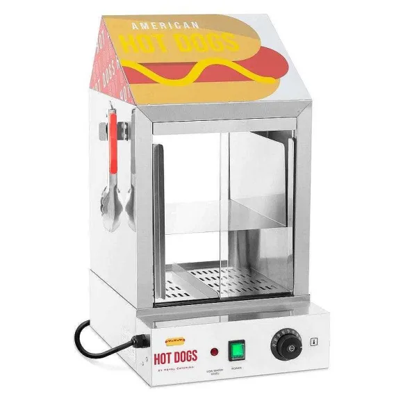 Clearance RETIF Cuiseur Vapeur Pour Hot Dogs 100 Saucisses 25 Pains 1 000 Watts