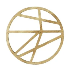 Shop RETIF Dessous De Plat Rond En Bois Tasty Green
