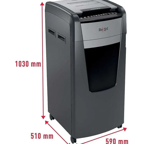 New RETIF Destructeur Optimum Auto+ 600X Coupe Crois E P4 600 Feuilles Corbeille 110L
