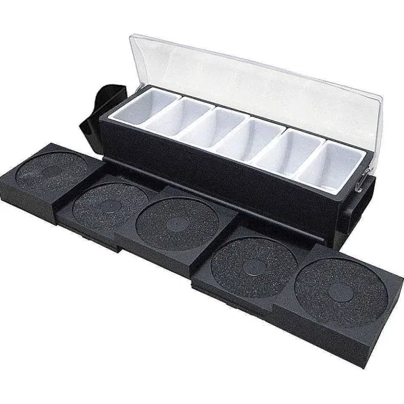 Clearance RETIF Distributeur Condiments 6 Compartiments+Sucreur De Verres Ps 62X18,5X16,5Cm