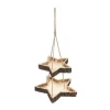 Sale RETIF Double Tag Re Toile Suspendre En Bois Floqu L 23Xh 24Cm