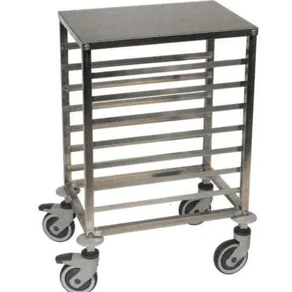 Outlet RETIF Echelle Inox Avec Plan De Travail 7 Niveaux