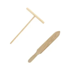 Store RETIF Ensemble De 2 Ustensiles En Bois Pour Cr Pes Fackelmann Wood Edition