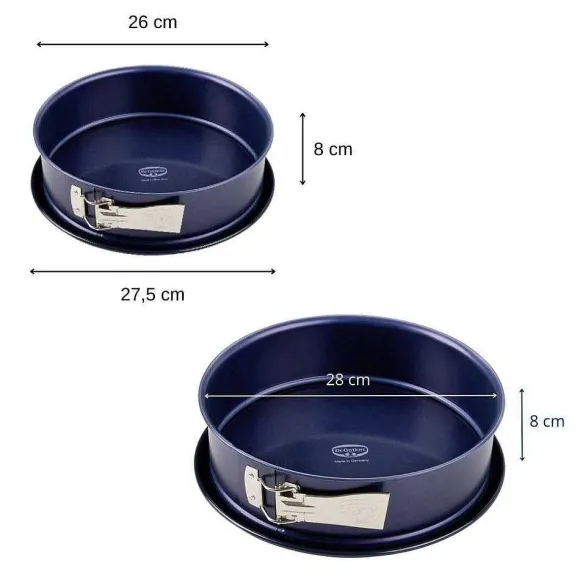 Shop RETIF Ensemble De Moule Manqu Charni Re 26 Et 28Cm Dr. Oetker Back Liebe