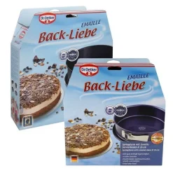 Shop RETIF Ensemble De Moule Manqu Charni Re 26 Et 28Cm Dr. Oetker Back Liebe