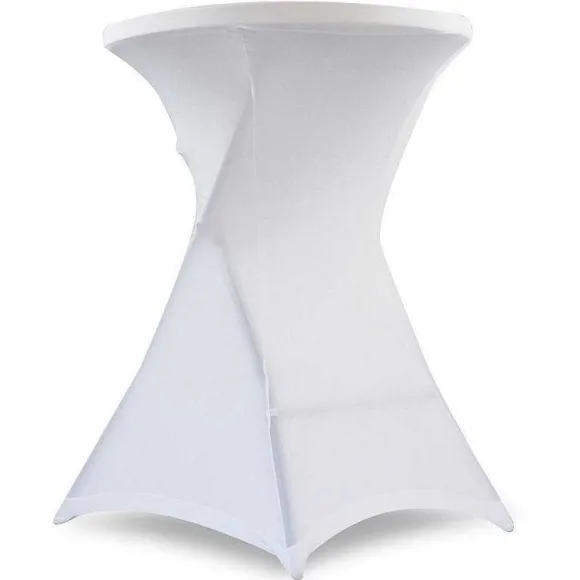Online RETIF Ensemble Mange-Debout + Housse Blanche Acier Rekkem 80 X 110 Cm