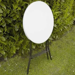 Online RETIF Ensemble Mange-Debout + Housse Blanche Acier Rekkem 80 X 110 Cm