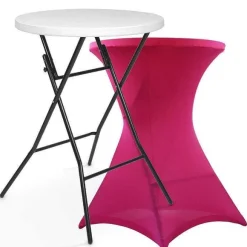 Discount RETIF Ensemble Mange-Debout + Housse Rose Acier Rekkem 80 X 110 Cm