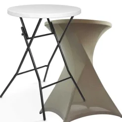Best Sale RETIF Ensemble Mange-Debout + Housse Sable Acier Rekkem 80 X 110 Cm