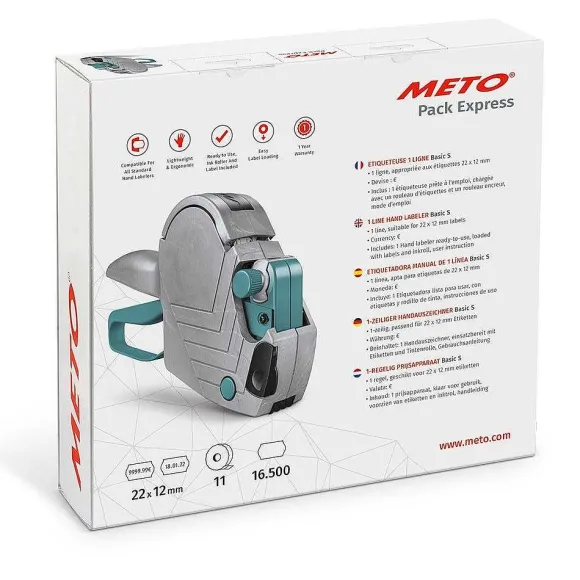 Cheap RETIF Etiqueteuse Pack Express Meto - 1 Ligne 22X12Mm