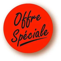 Clearance RETIF Etiquette Adh Sive En Papier Offre Sp Ciale Rouge Diam Tre 3,6Cm Par 500