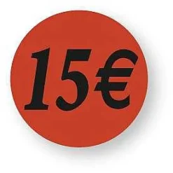 Cheap RETIF Etiquette Adh Sive En Papier 15 Rouge Diam Tre 3,6Cm Par 500