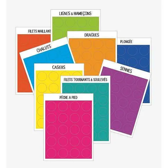 Store RETIF Etiquette Adh Sive En Plastique Adh Sif Pastille Color Es Diam Tre 1,6Cm Par 360