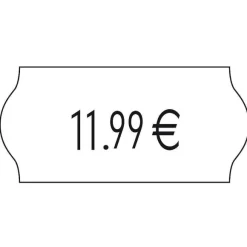 Clearance RETIF Etiquette Meto Format 22X12Mm Blanc Standard - Par 12000