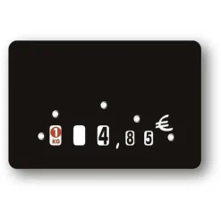 Clearance RETIF Etiquette Roulettes Sans Attachement 'Neutre' Noir 10,5X7Cm Par 10