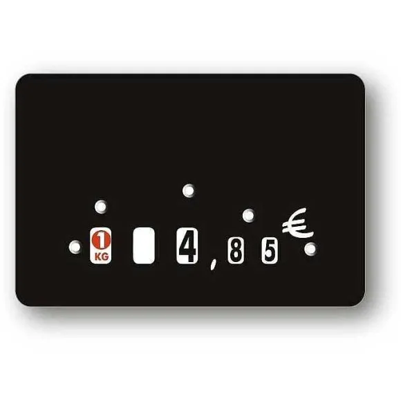 Clearance RETIF Etiquette Roulettes Sans Attachement 'Neutre' Noir 10,5X7Cm Par 10