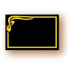 Cheap RETIF Etiquettes 6X4Cm Neutre Noire Liser Or - Par 50