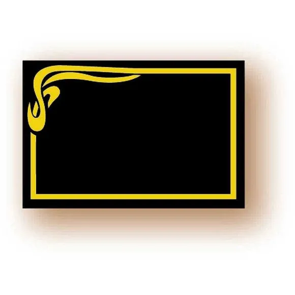 Cheap RETIF Etiquettes 6X4Cm Neutre Noire Liser Or - Par 50