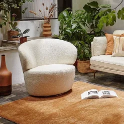 Shop RETIF Fauteuil Cosy En Bouclette Blanc