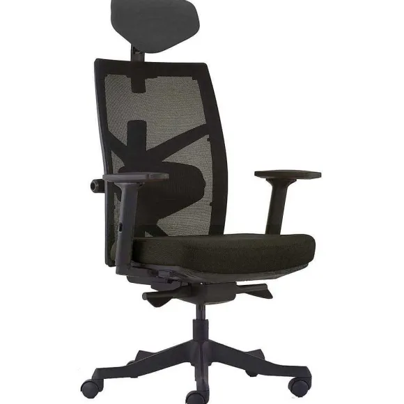 New RETIF Fauteuil De Bureau Ergonomique En Tissu Et Filet Avec T Ti Re Dynamic