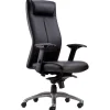 Shop RETIF Fauteuil De Bureau Synchrone En Cuir Noir Haven