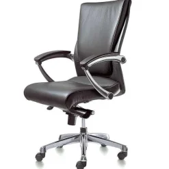 Discount RETIF Fauteuil De Direction - Cuir Noir