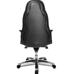 Discount RETIF Fauteuil De Direction Baquet Avec Coutures Surpiqu Es En Cuir Coloris Noir