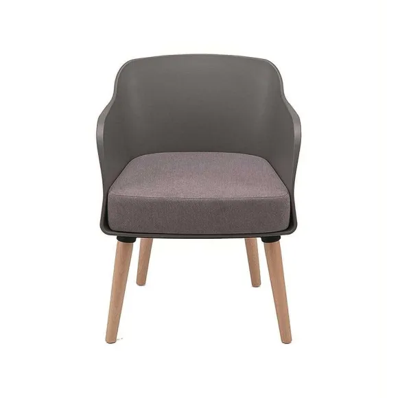 Shop RETIF Fauteuil Scandinave Coloris Gris Tissu