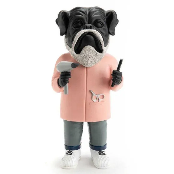 Sale RETIF Figurine Chien Coiffeur H34Cm