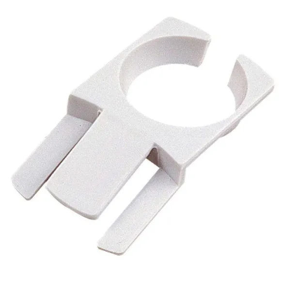 Store RETIF Fixation Porte Verre Blanc En Plastique 7,5X4,2Cm - Par 200