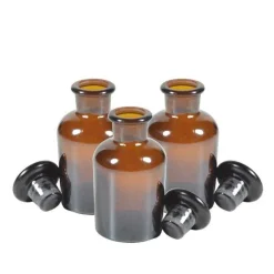 Best RETIF Flacons Verre Ambr 60Ml Avec Bouchon Verre Par 3