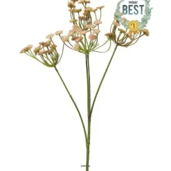 Discount RETIF Fleur D&Rsquoaneth Artificielle En Tige 4 Ramures H68Cm Rose P Le Best