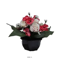 Cheap RETIF Fleurs Artificielles Cimeti Re Roses Pens Es Et Mini Fleurs En Coupe 30Cm