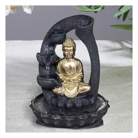 Cheap RETIF Fontaine Eau Bouddha En R Sine Dor E 20Xh 27Cm