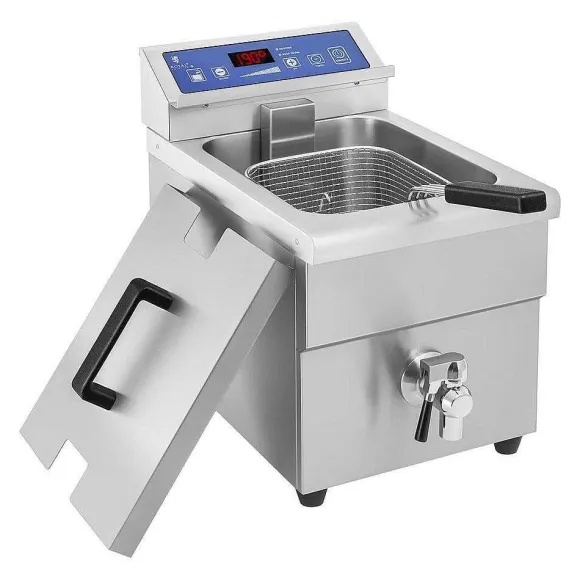 New RETIF Friteuse Beignets Professionnelle Restaurant 36 Litres 380V 2 Paniers