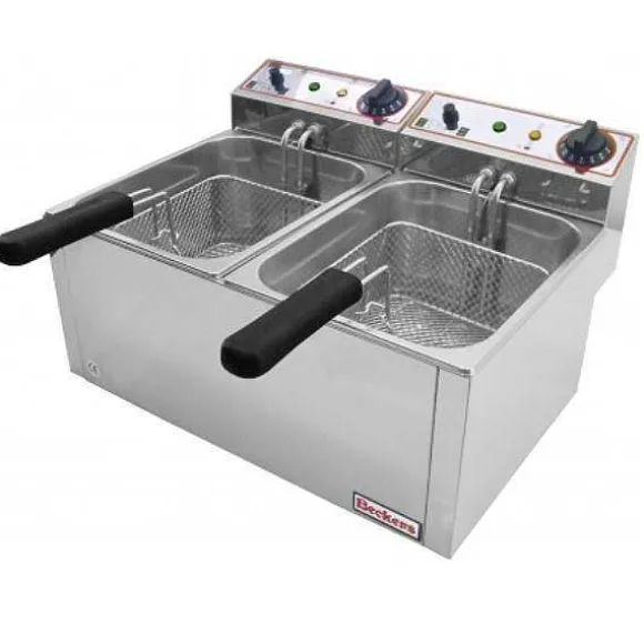 Cheap RETIF Friteuse Lectrique Poser Sans Robinet De Vidange D'Une Capacit 2X 6 Litres