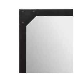 Shop RETIF Grand Miroir Mural En M Tal Noir 160X110Cm Style N O-Industriel